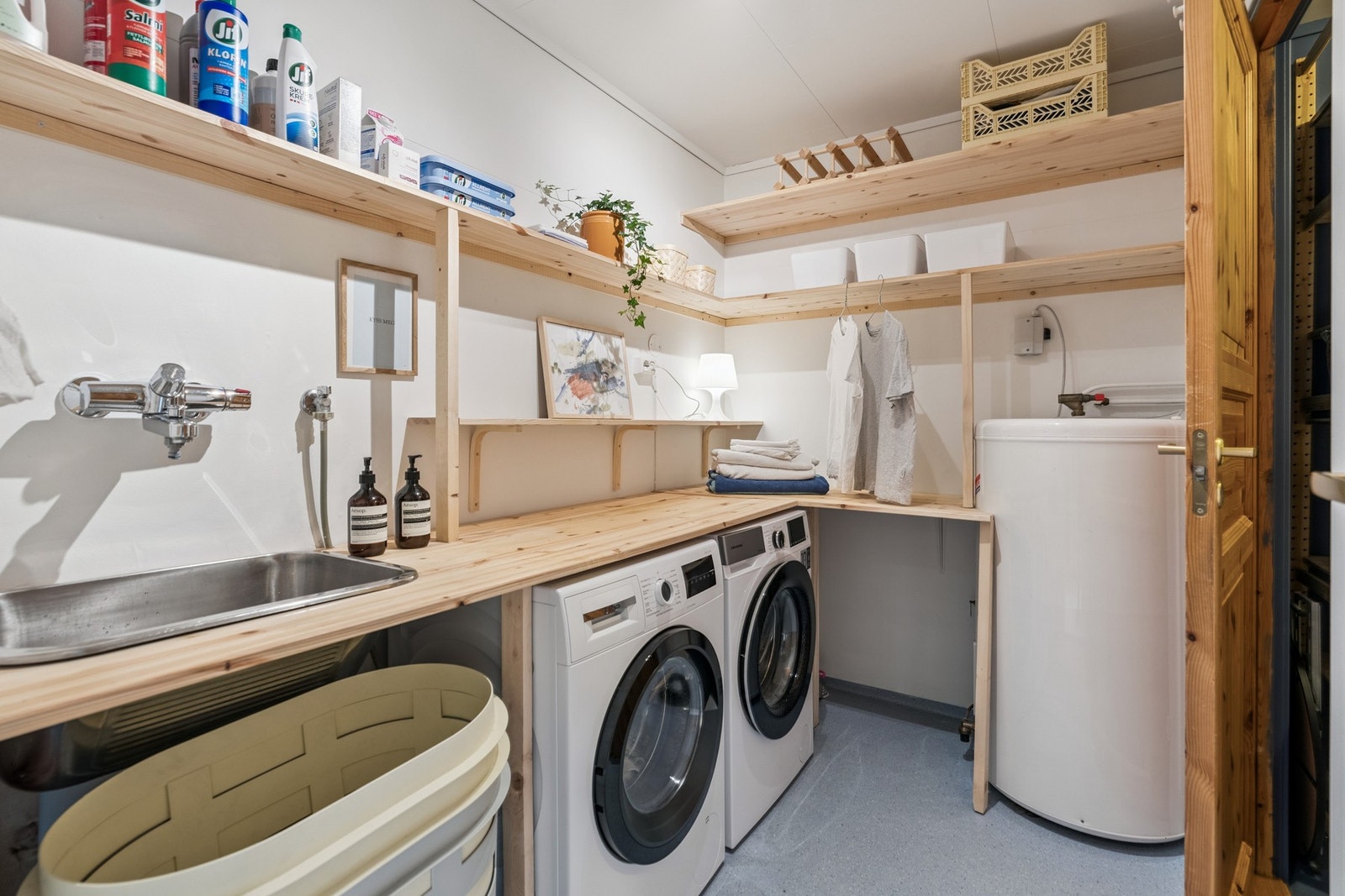 Vaskerom i underetasje Galleribilde