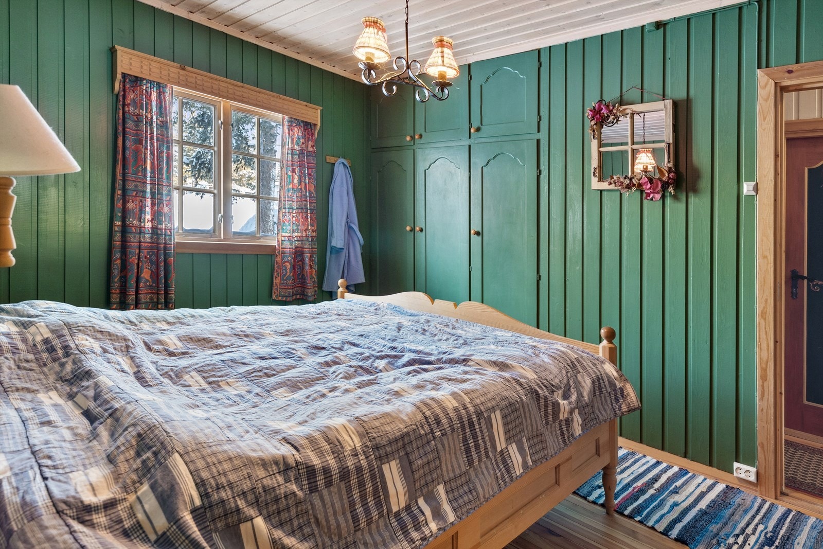 Hytta inneholder i alt 4 romslige soverom, som kan innredes med ulike soveromsmøblement etter eget behov og ønske Galleribilde