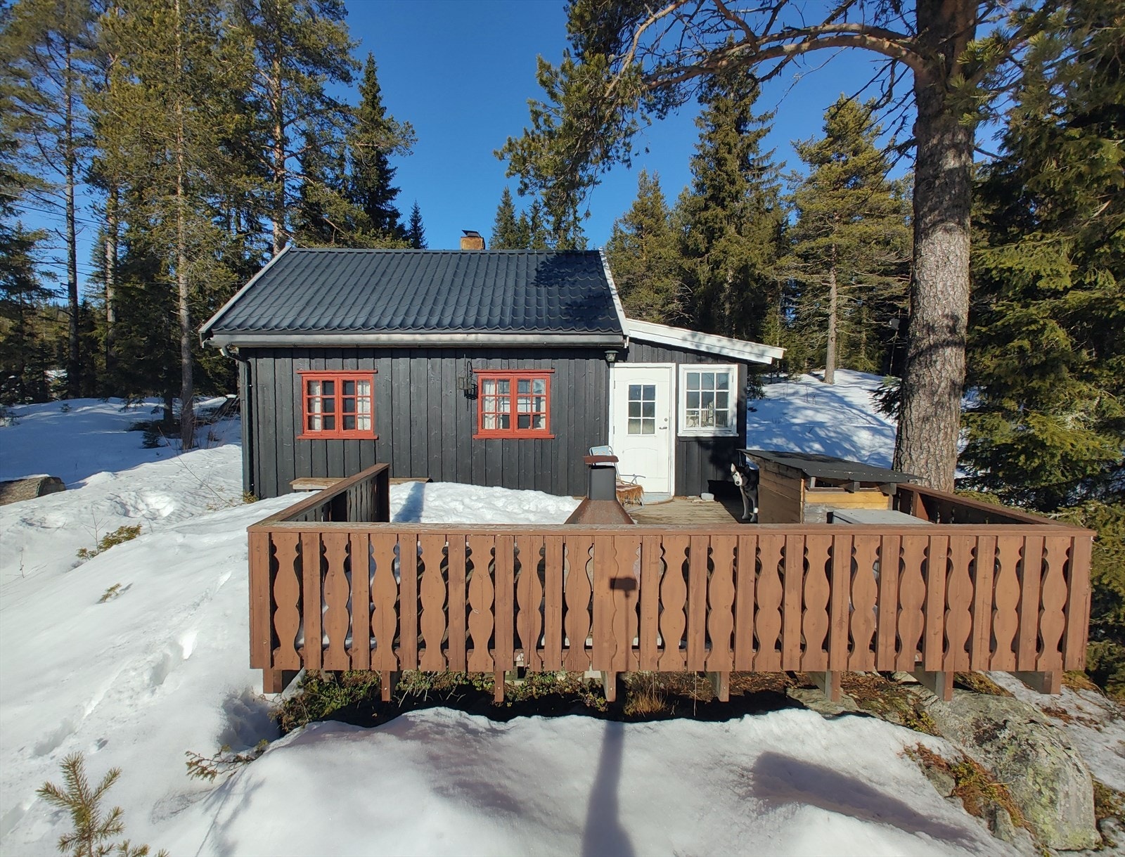 Veranda på ca. 21 kvm. Galleribilde