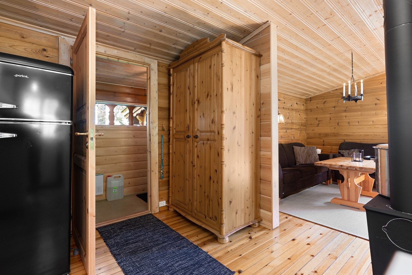 Hytta har en familieorientert, og praktisk planløsning. Galleribilde