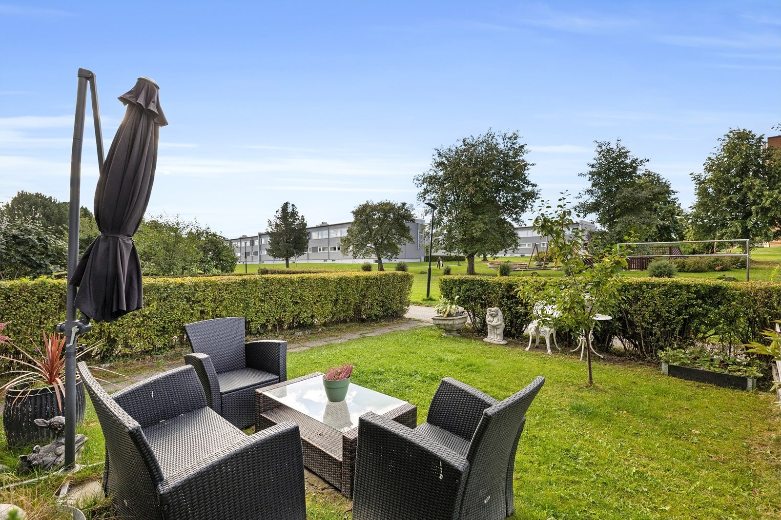 Sjarmerende uteområder med gode solforhold gjennom store deler av dagen. Galleribilde