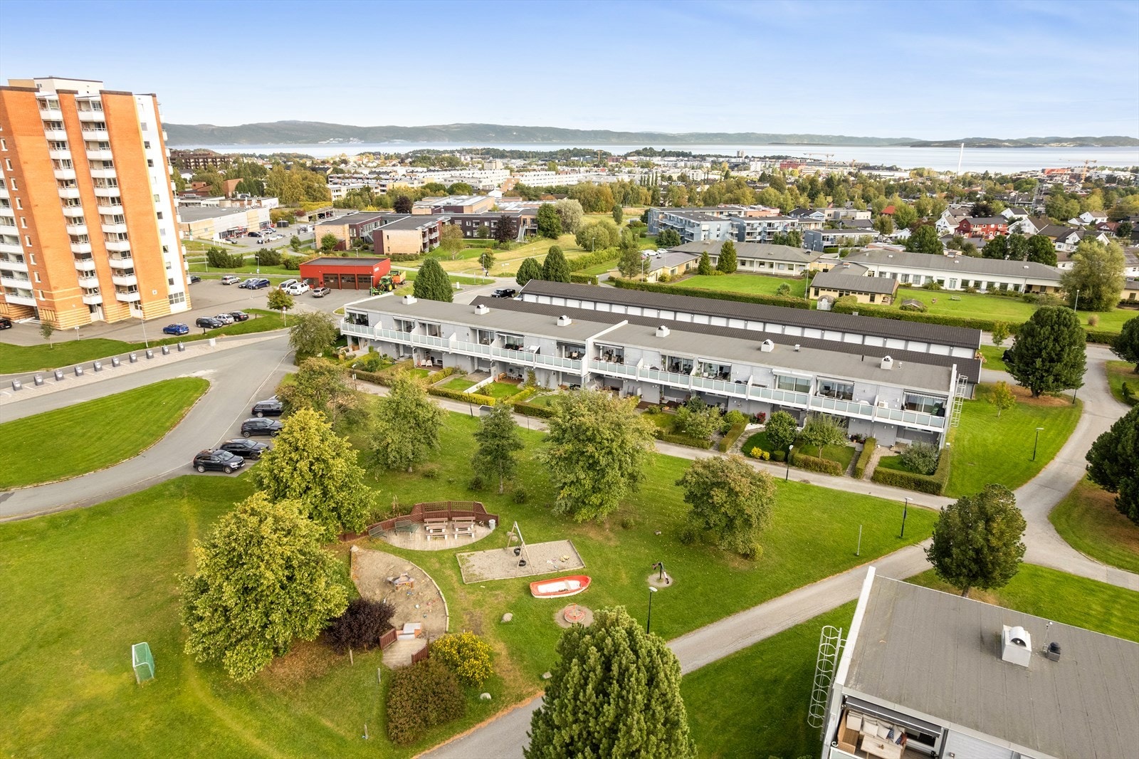 Borettslaget pusset opp alle fasader i 2019. Galleribilde