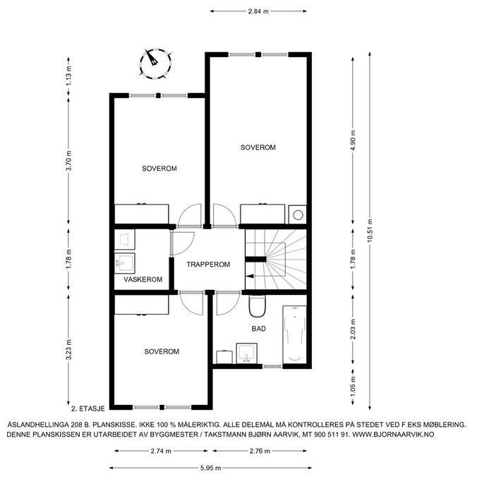 Plantegning 2. etg. Galleribilde