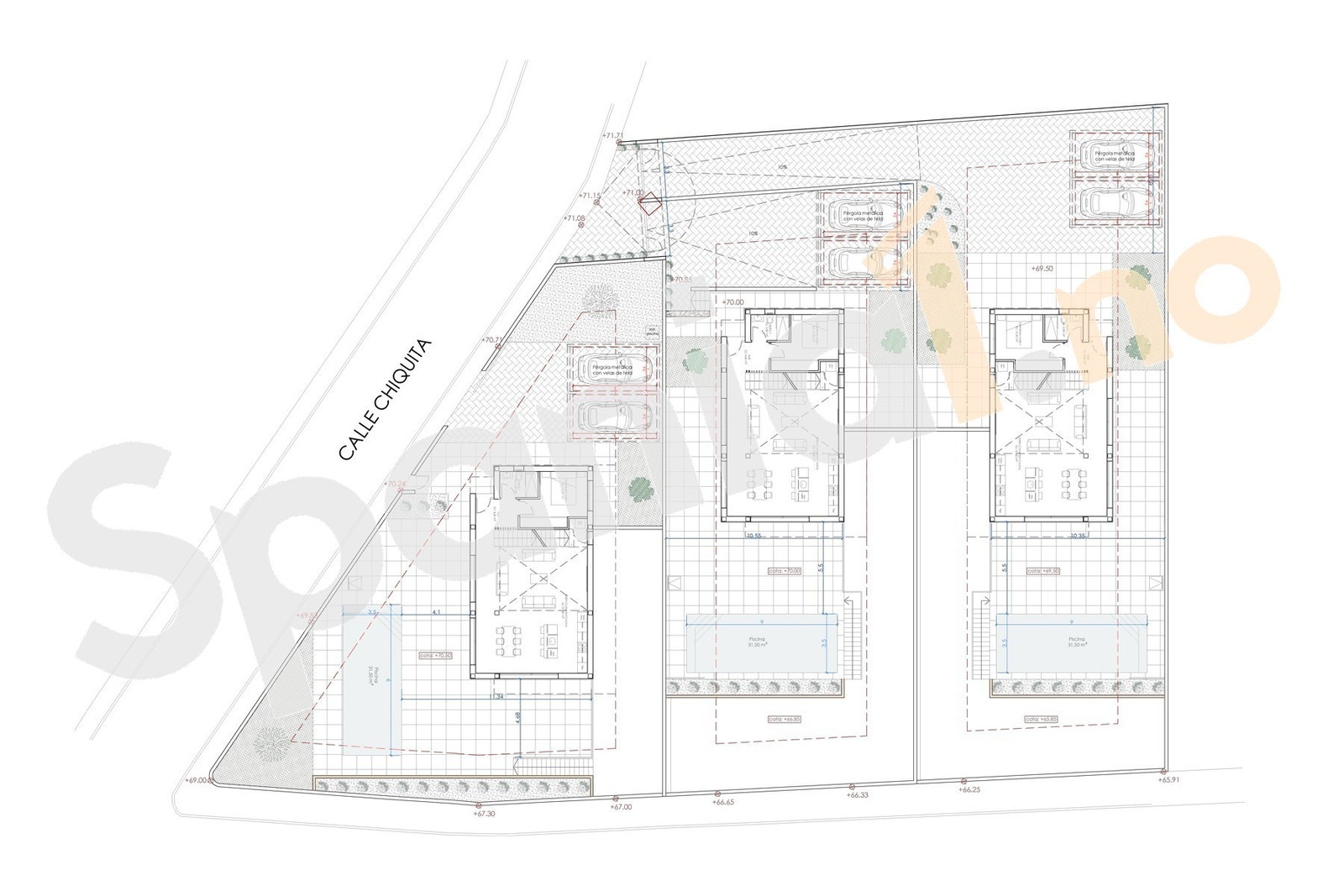 Oversikt boligene Galleribilde