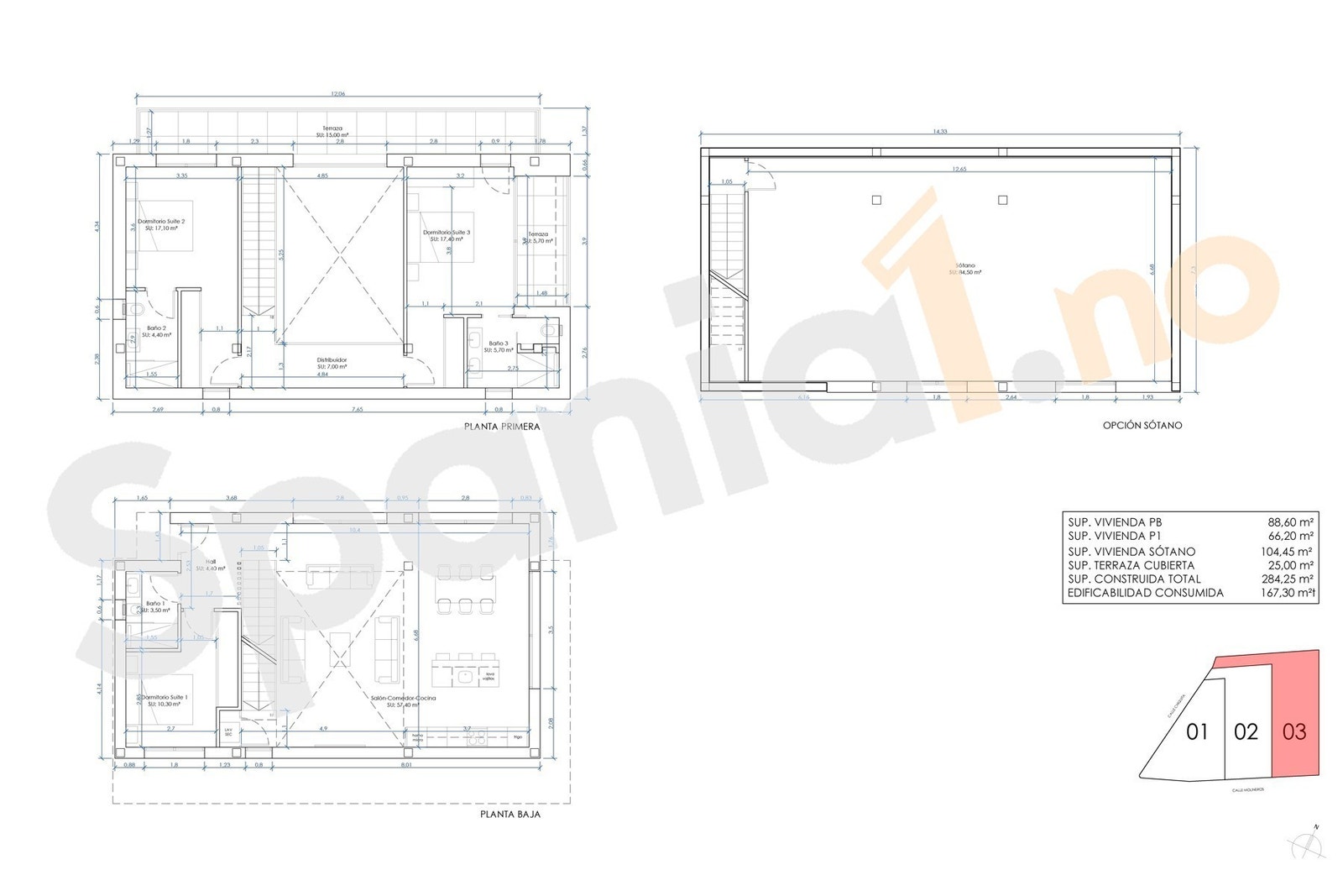 Plantegning villa 3 Galleribilde