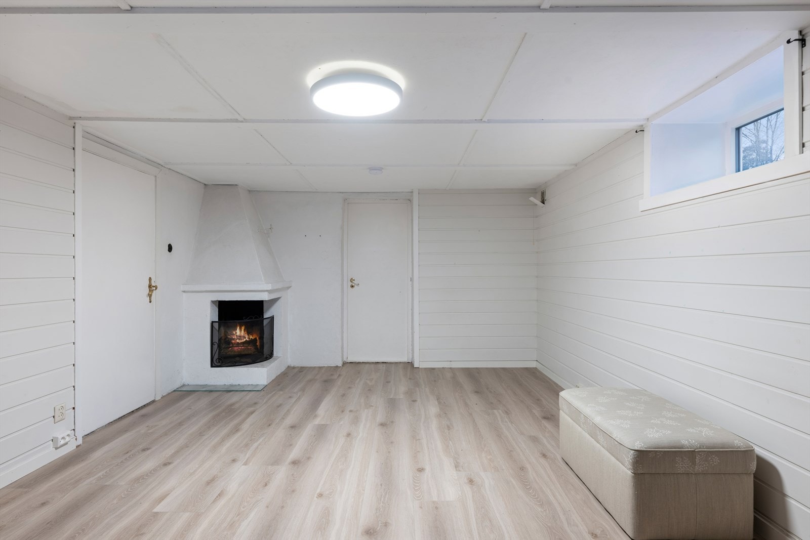 Også her har man åpen peis. Galleribilde