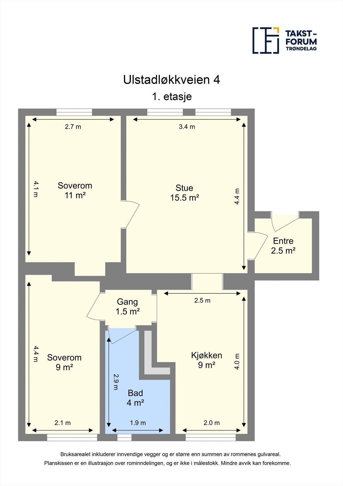 Plantegning. Galleribilde