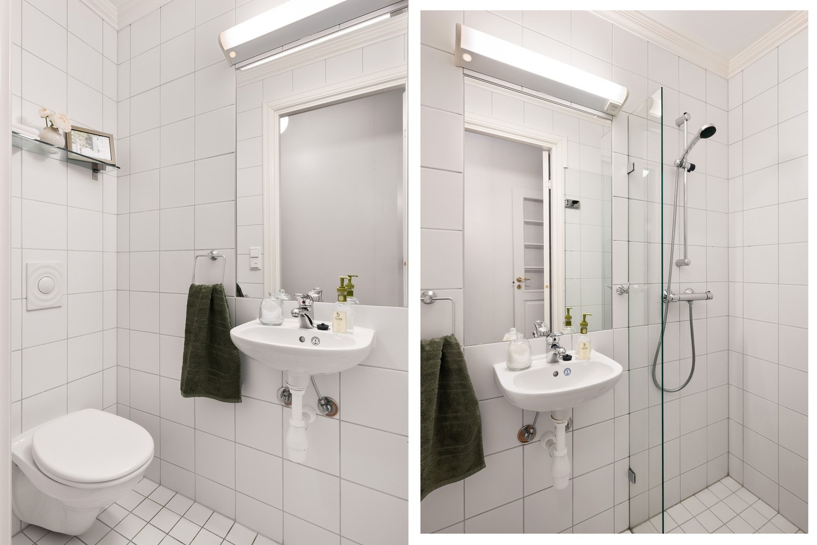 Fra entréen er det adkomst til et ytterligere bad. Galleribilde