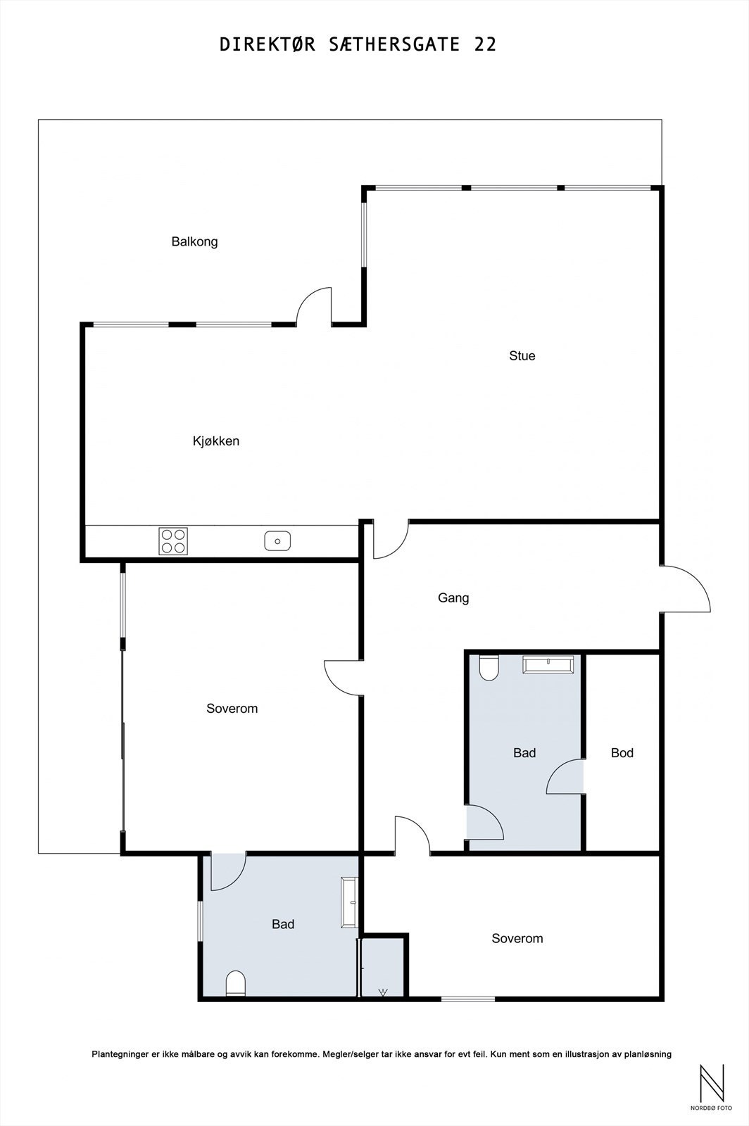 Plantegning Galleribilde