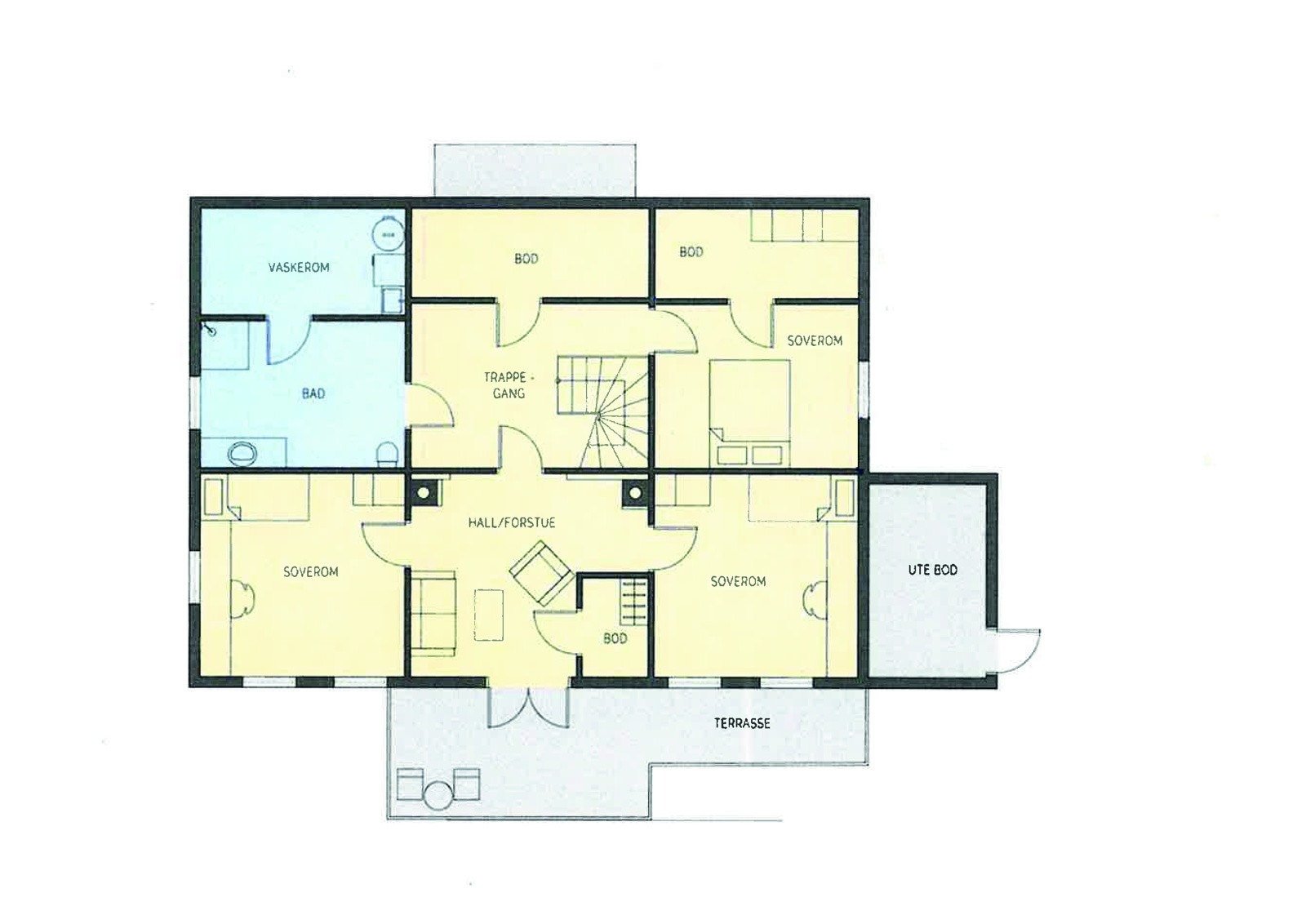 Plantegning U-etg Galleribilde