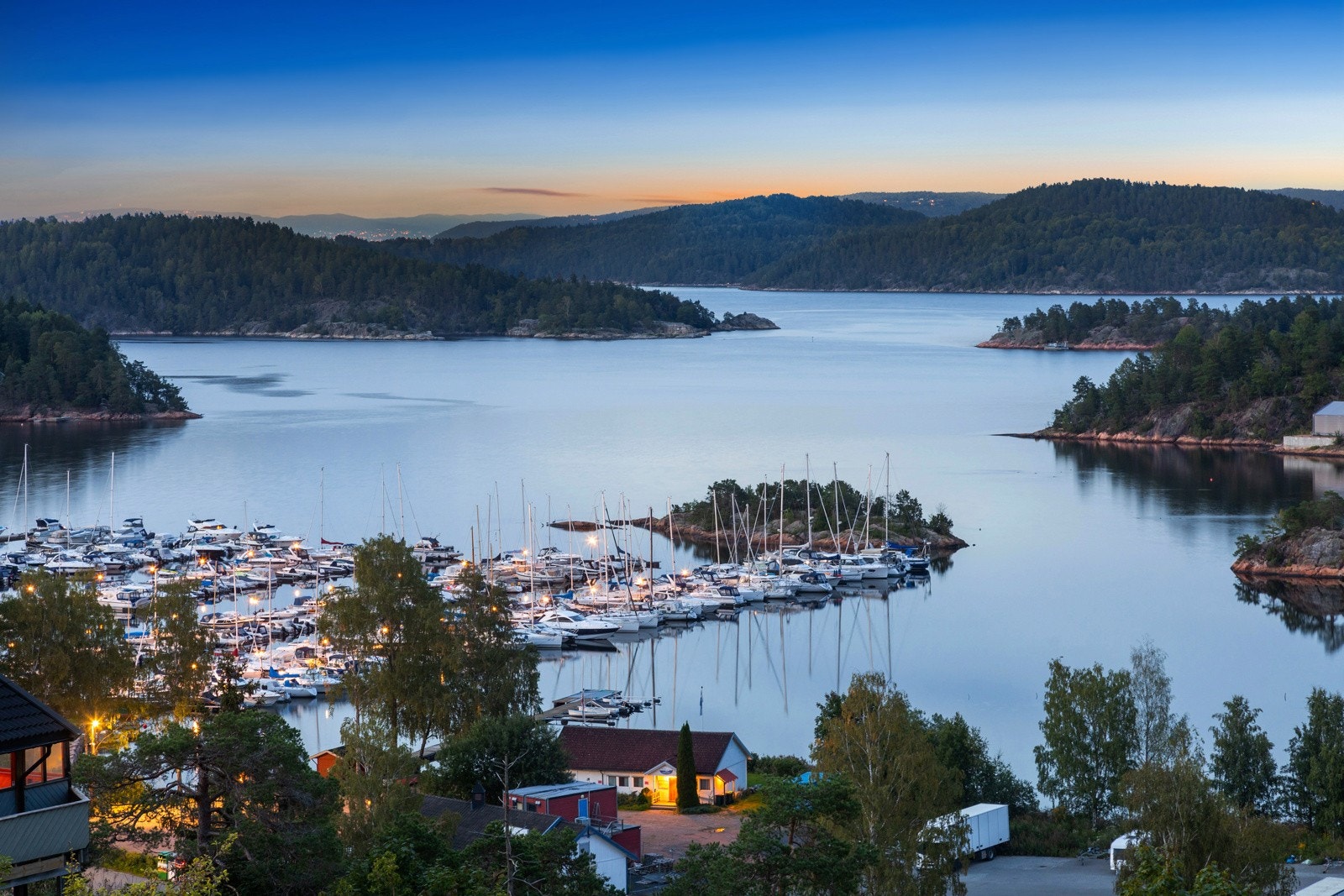 Kveldstemning Galleribilde