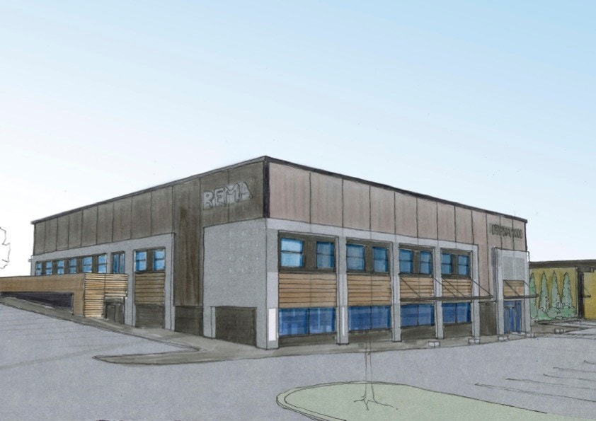 Fasade etter rehabilitering Galleribilde