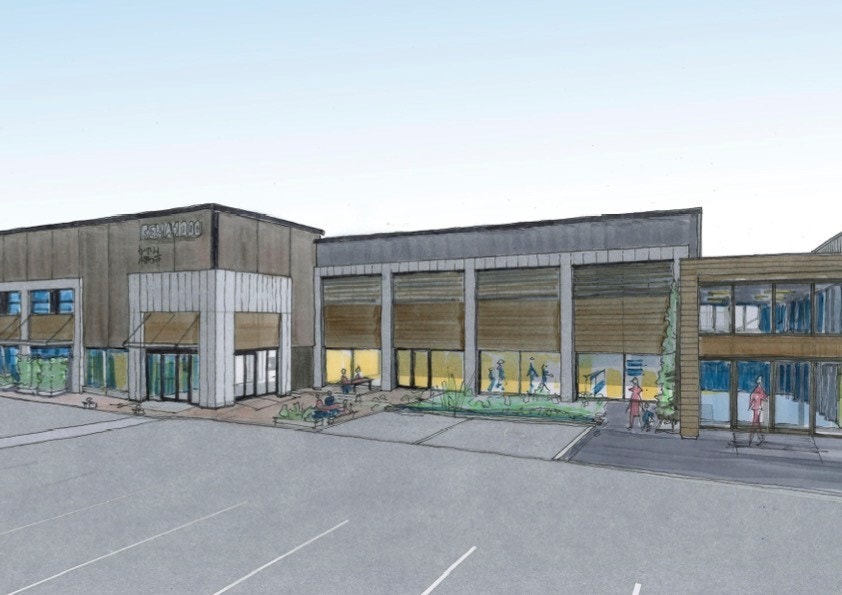 Fasade etter rehabilitering Galleribilde