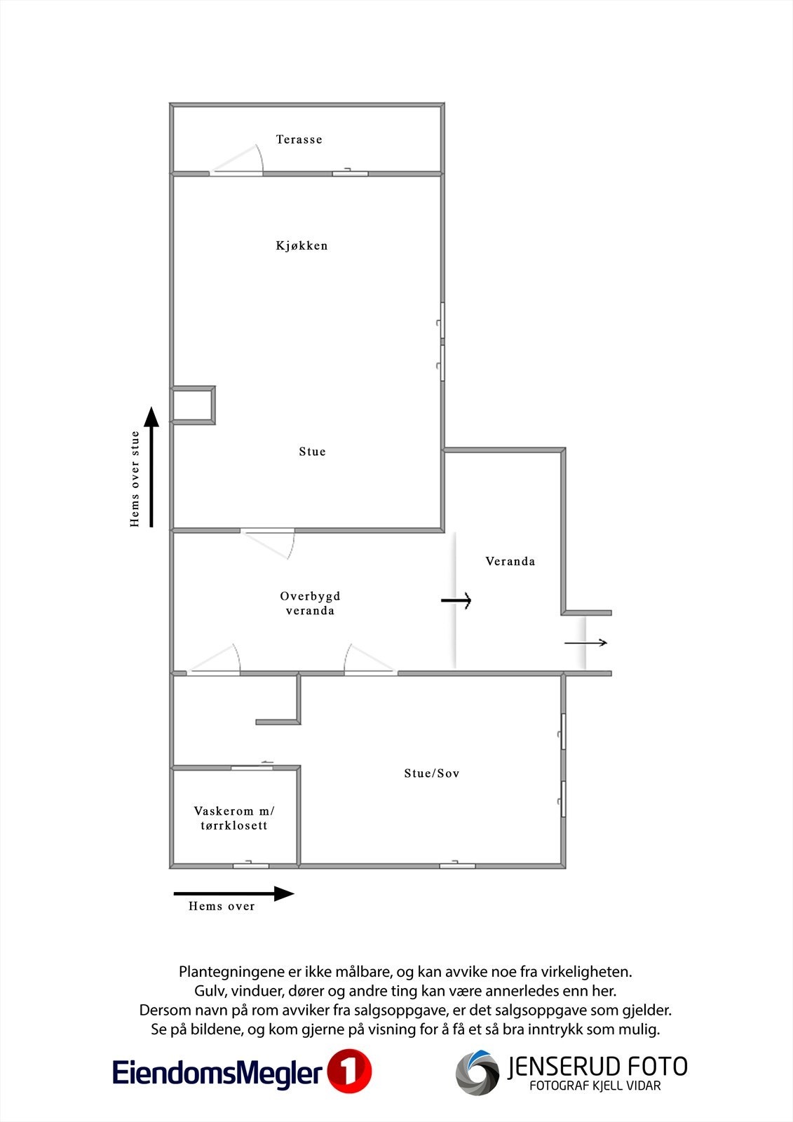 Plantegning Skrukkelivegen 1153 Galleribilde