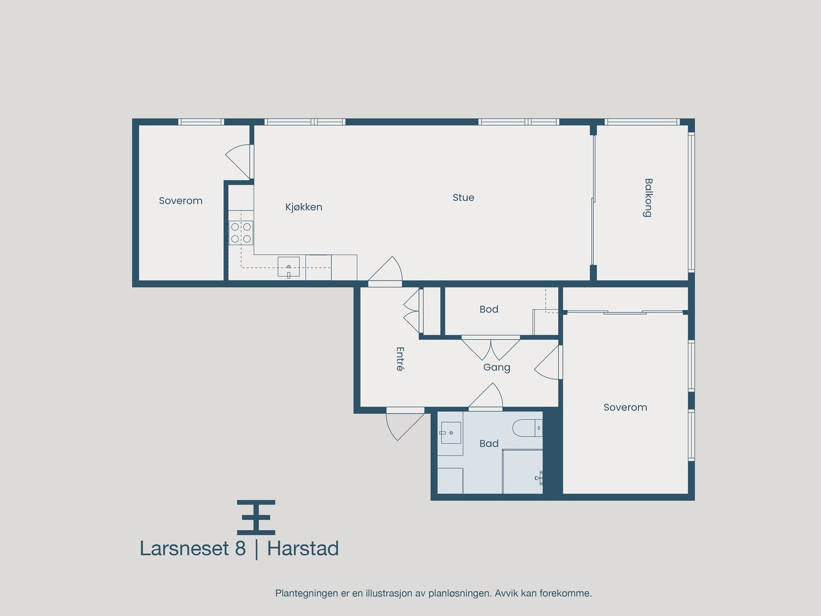 Plantegning Galleribilde
