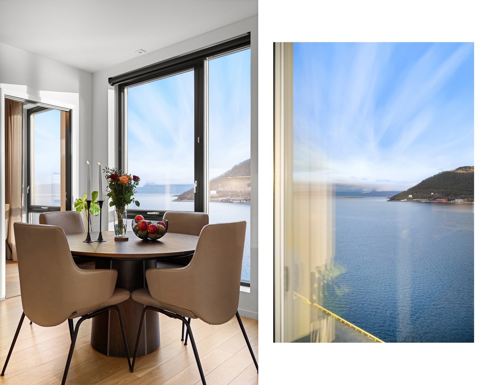 Strøken 3-roms leilighet vendt mot havet i rolige omgivelser med nydelig utsikt Galleribilde