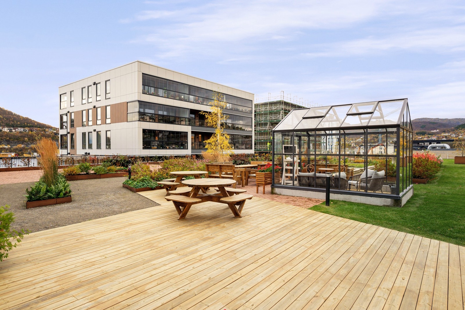 Sosial samlingsplass hvor du kan bli bedre kjent med naboene dine Galleribilde