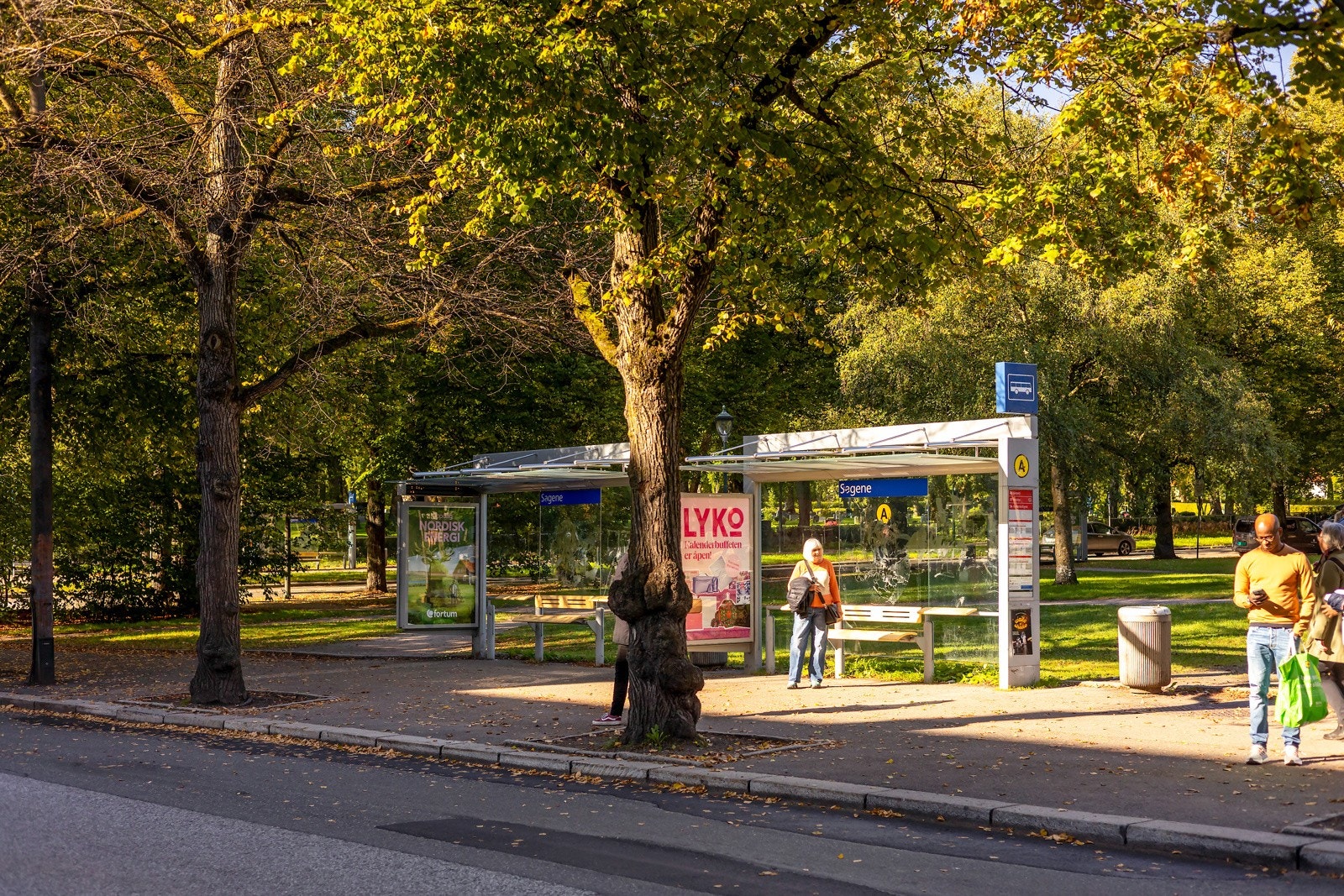 Sagene busstopp ligger kun 350 meter fra boligen Galleribilde