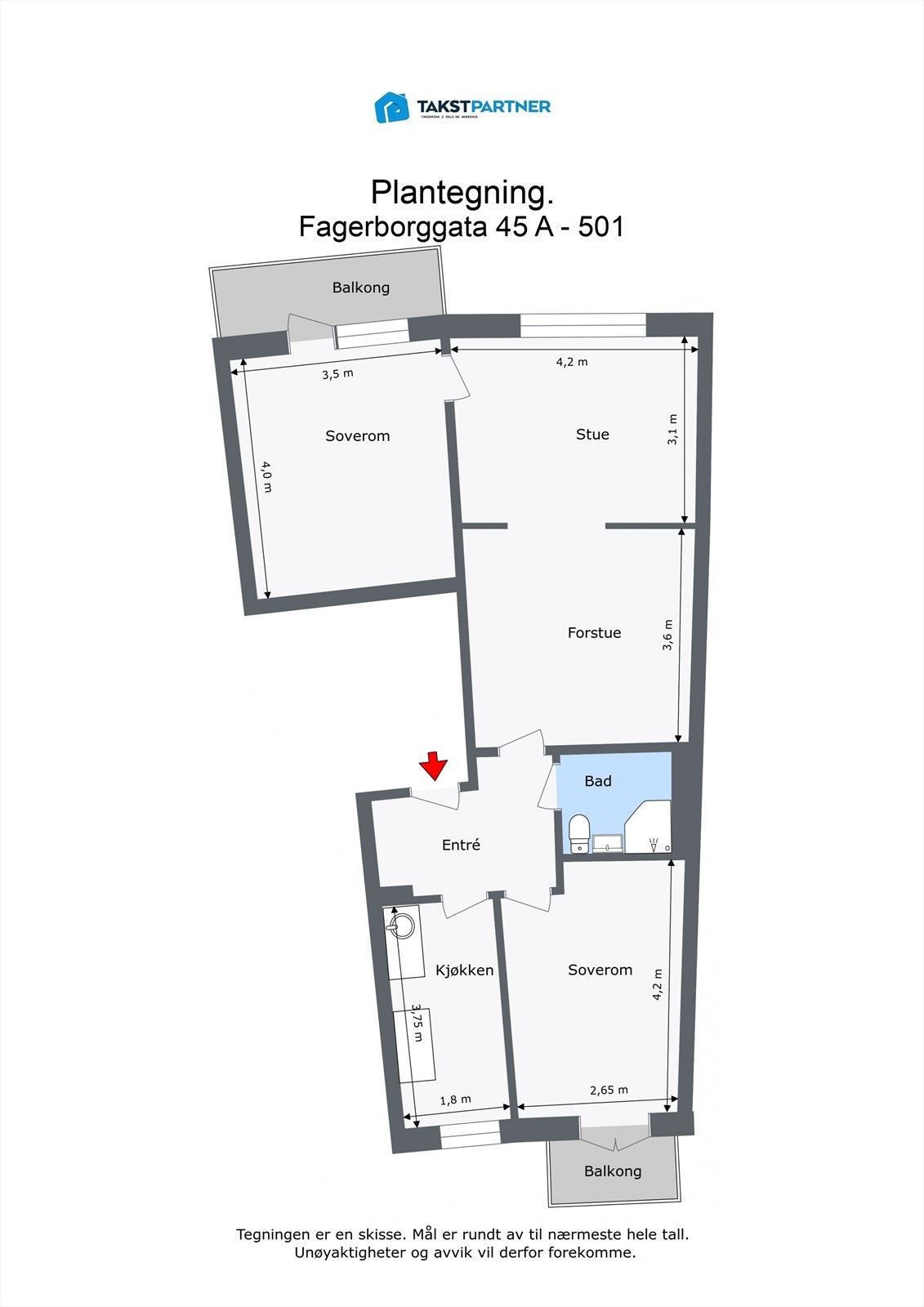 Plantegning. Galleribilde