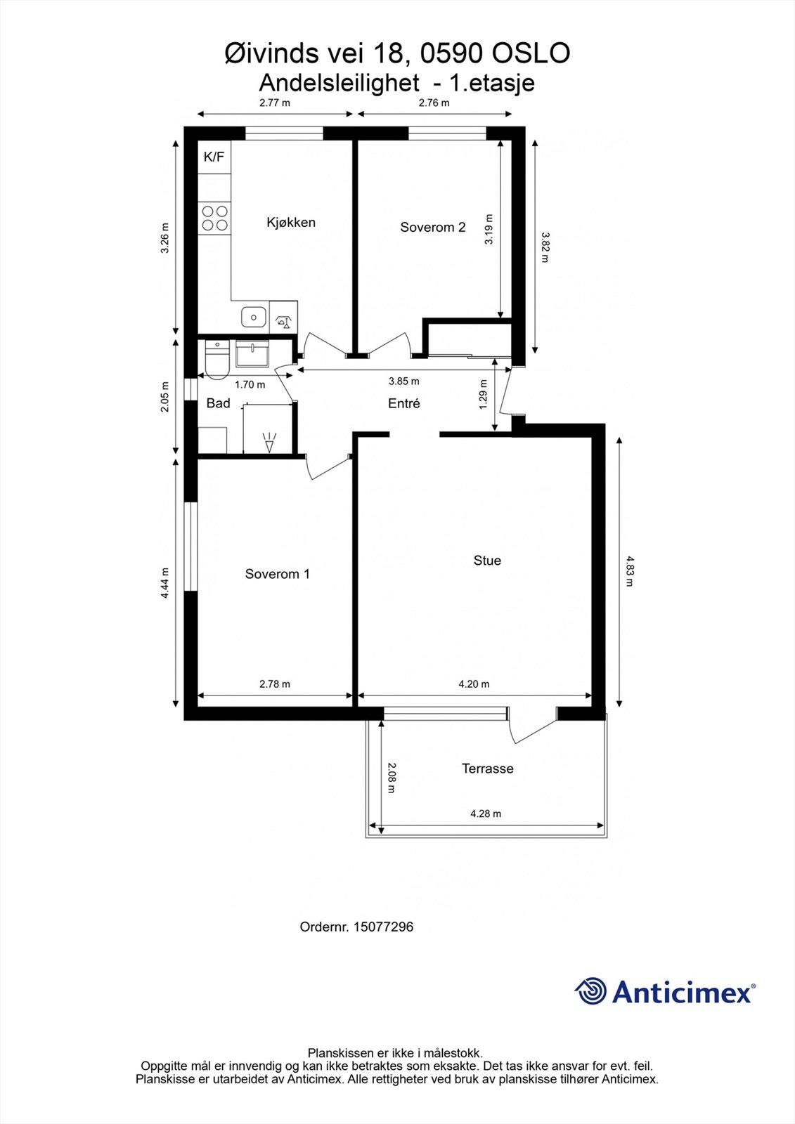 Plantegning Galleribilde