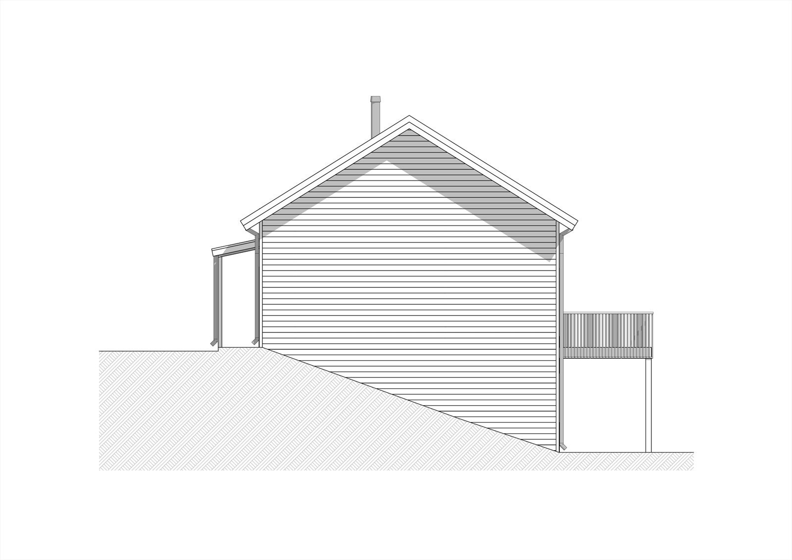 Fasade nord Galleribilde