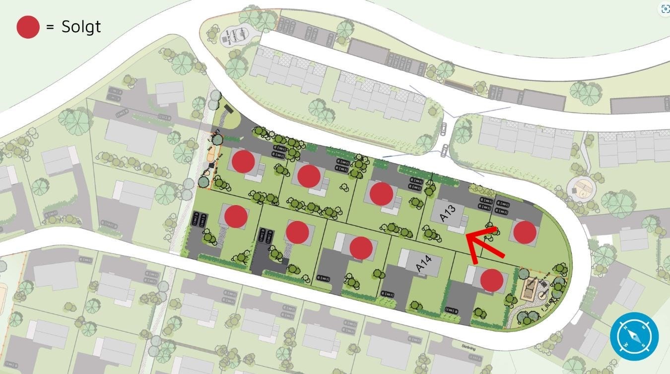 Husets plassering. Galleribilde