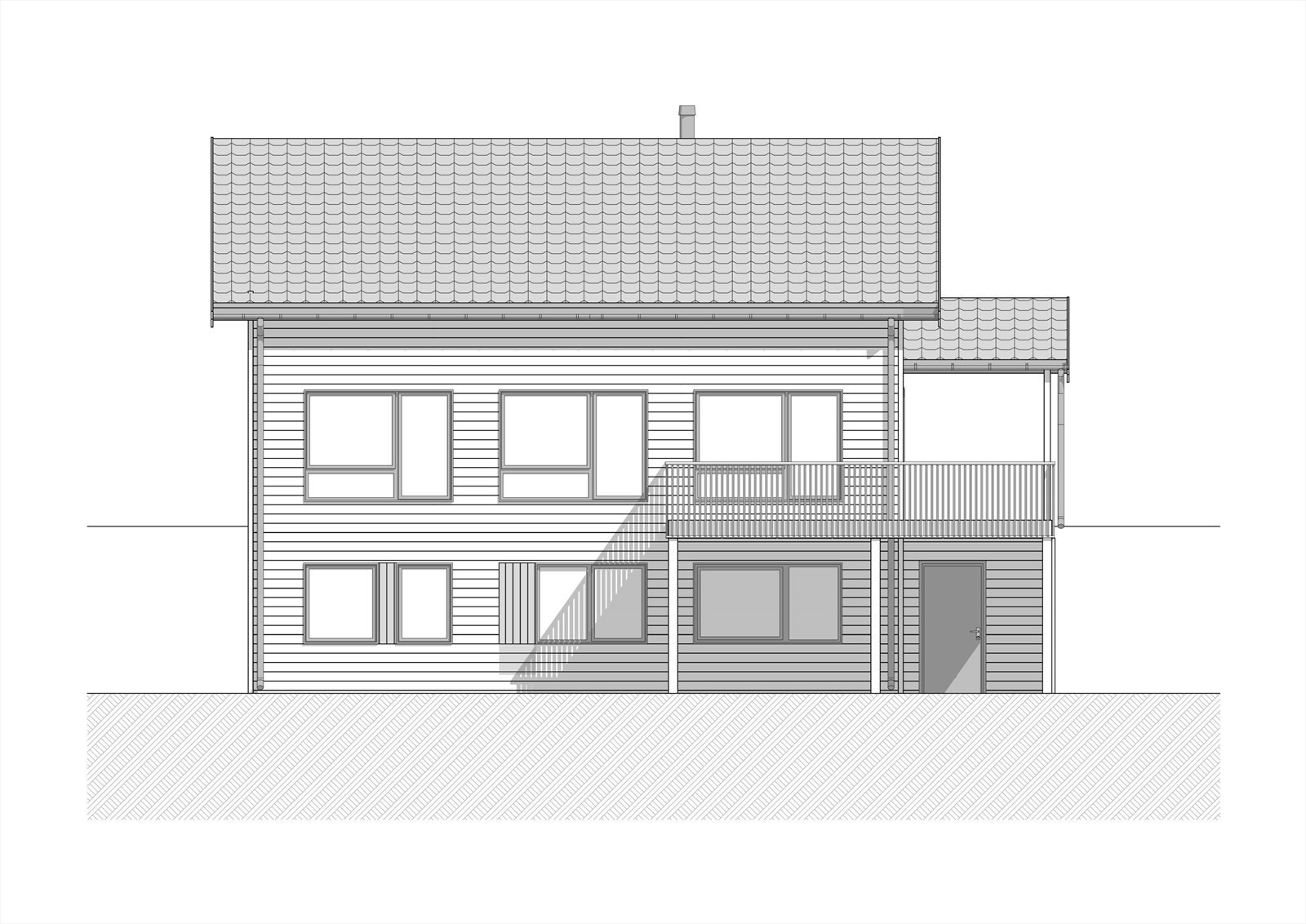 Fasade vest Galleribilde