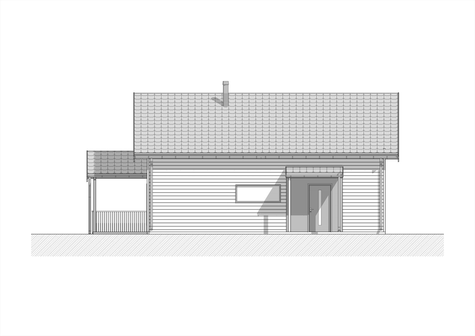 Fasade øst Galleribilde