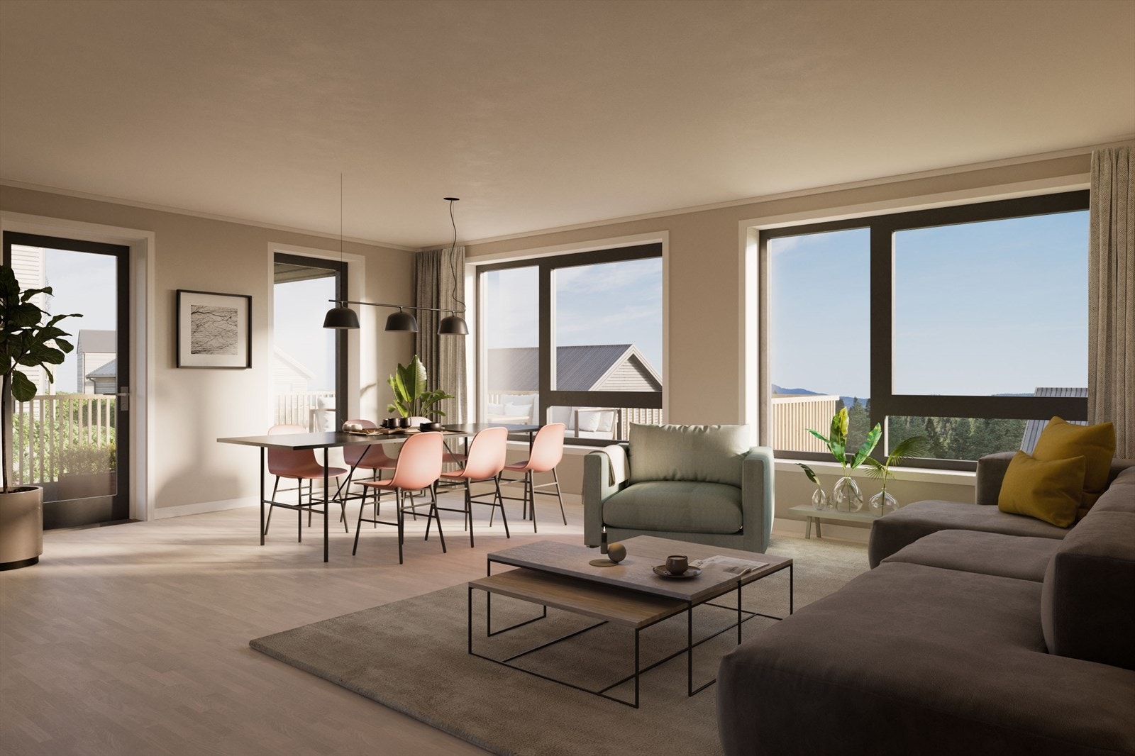 Eksempelbilde interiør. Illustrasjon, avvik vil forekomme. Galleribilde