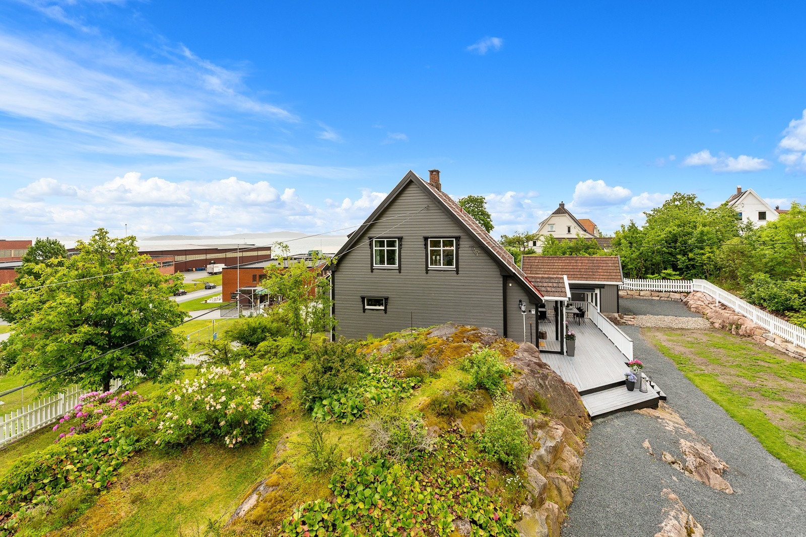 Fasade mot nord. Galleribilde