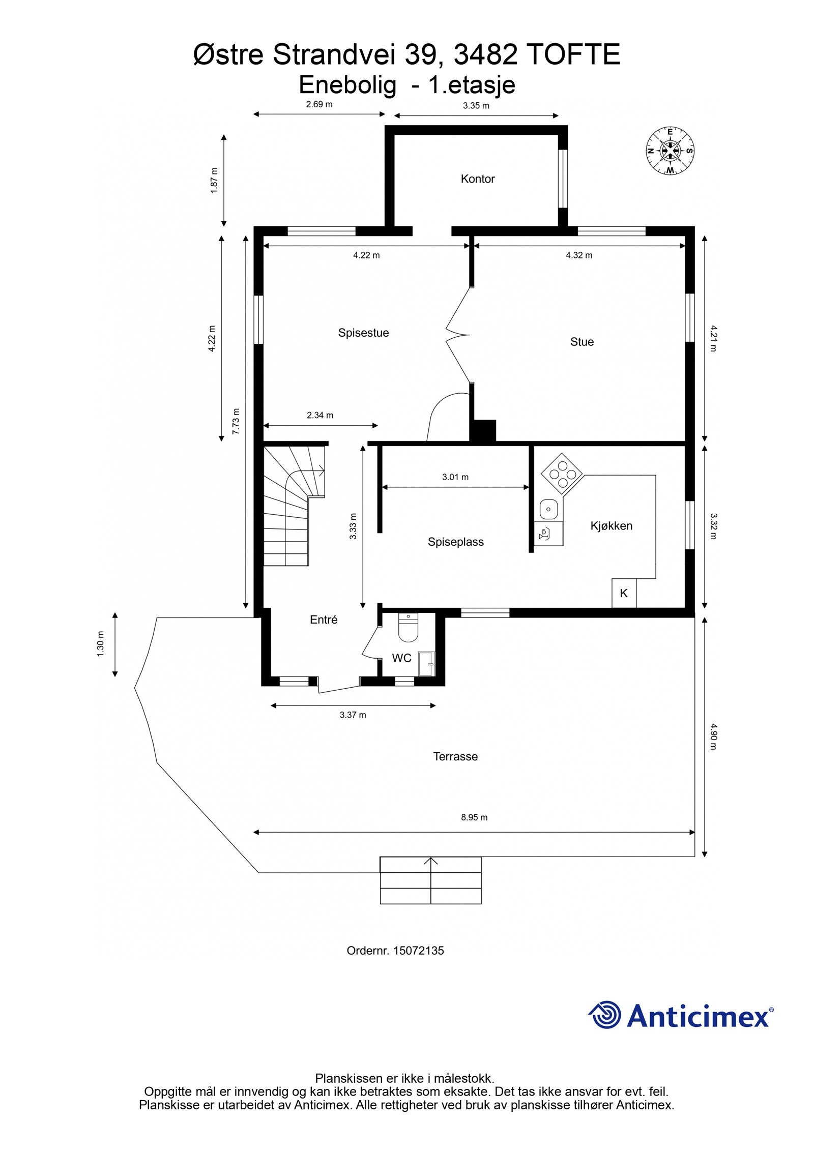 Plantegning 1.etasje. Galleribilde