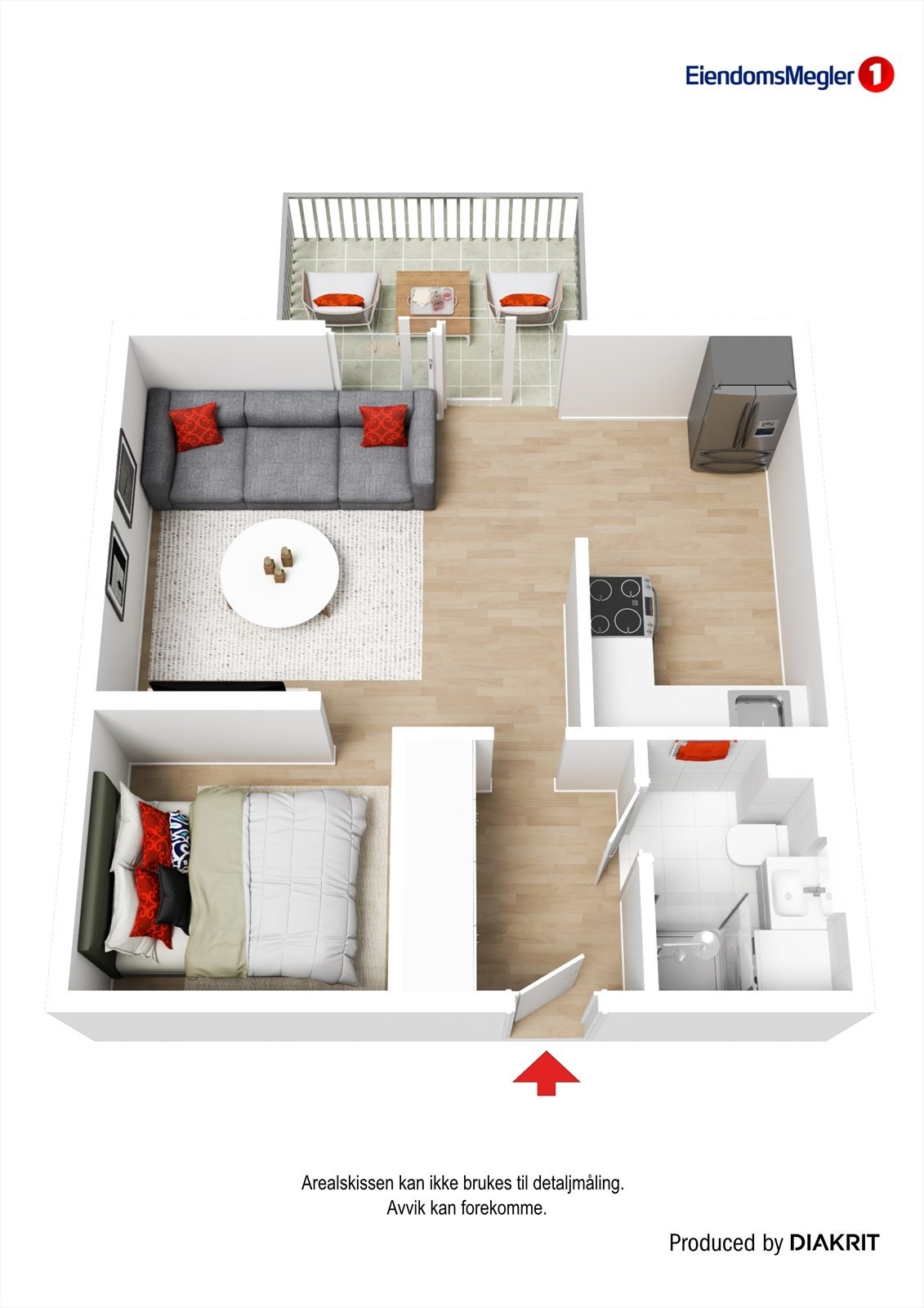 Plantegning 6.etasje. Galleribilde