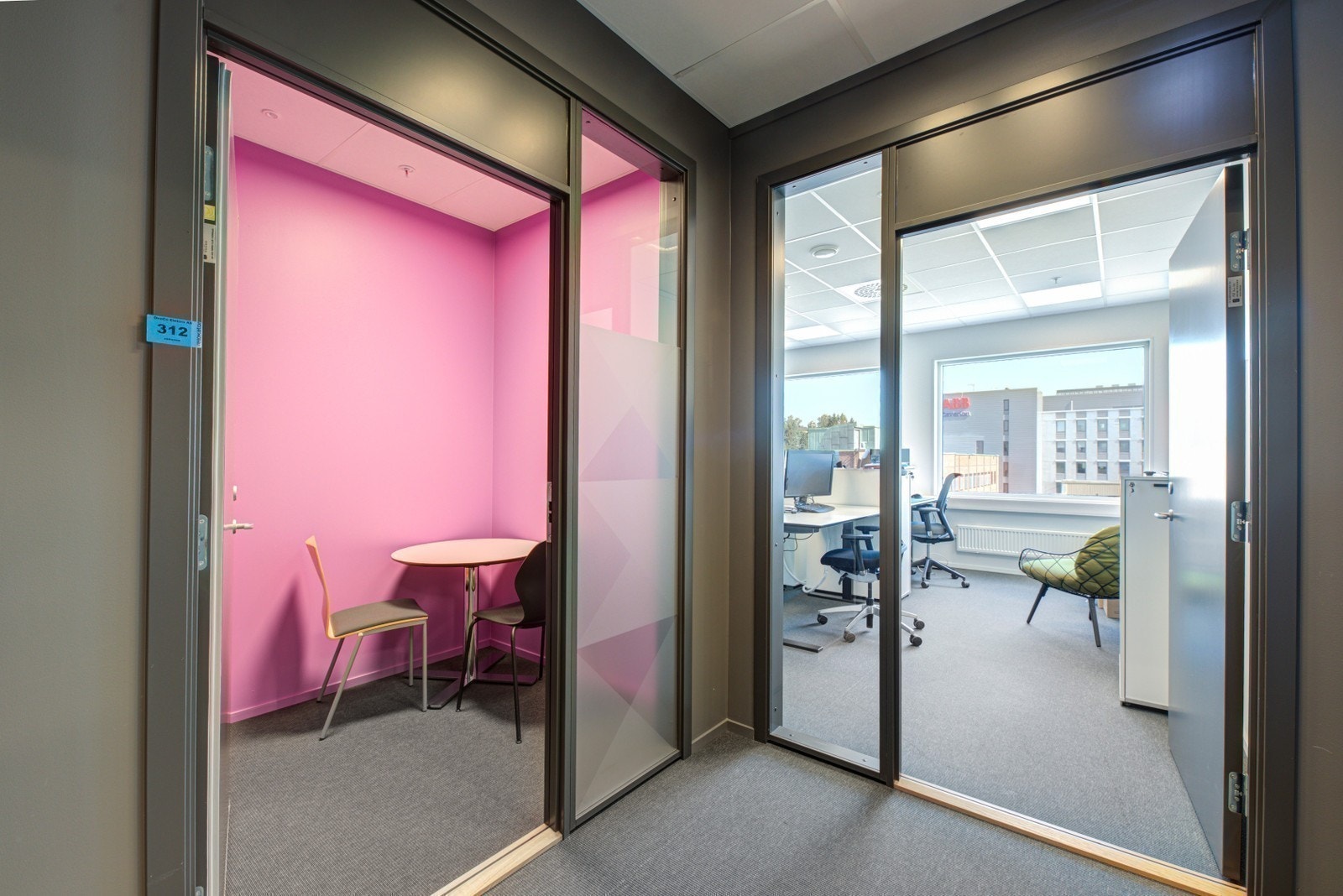 Eksempel fra annen leietaker i bygget Galleribilde