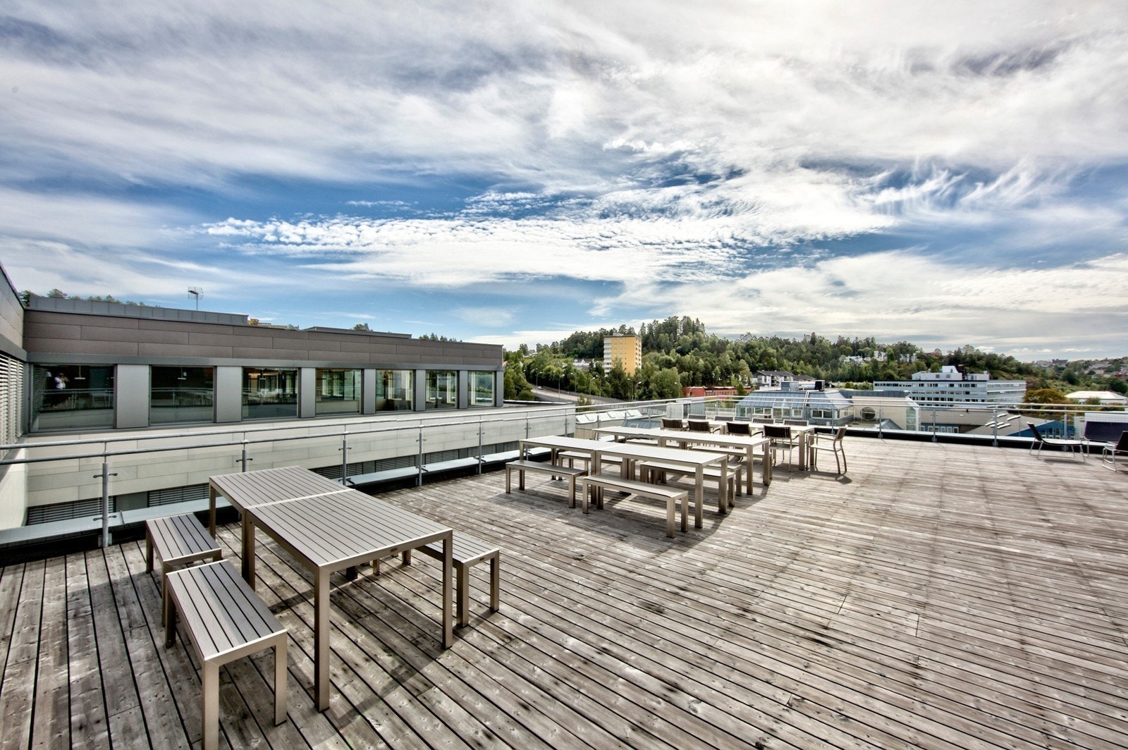 Takterrasse Kantine Galleribilde