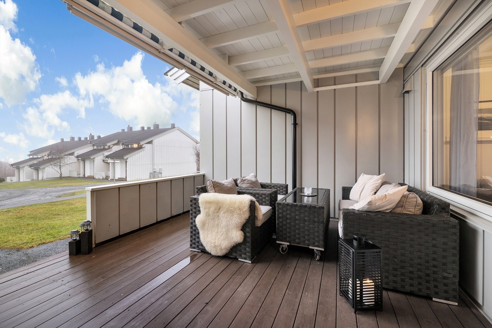 Her kan man nyte kveldssolen Galleribilde