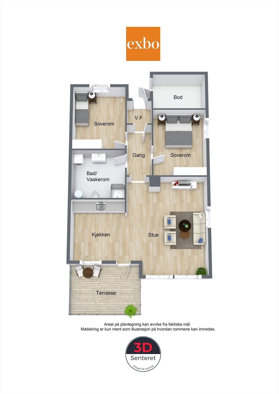 Plantegning Galleribilde