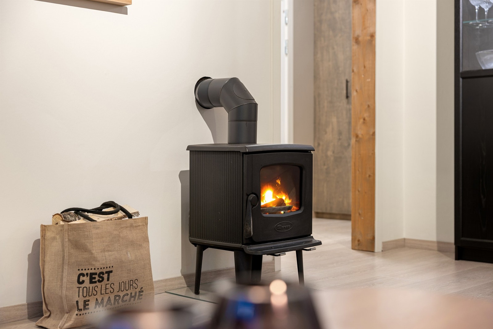 Vedfyring. Galleribilde