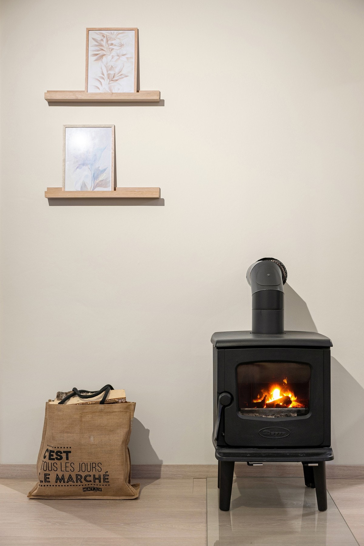 Vedfyring. Galleribilde