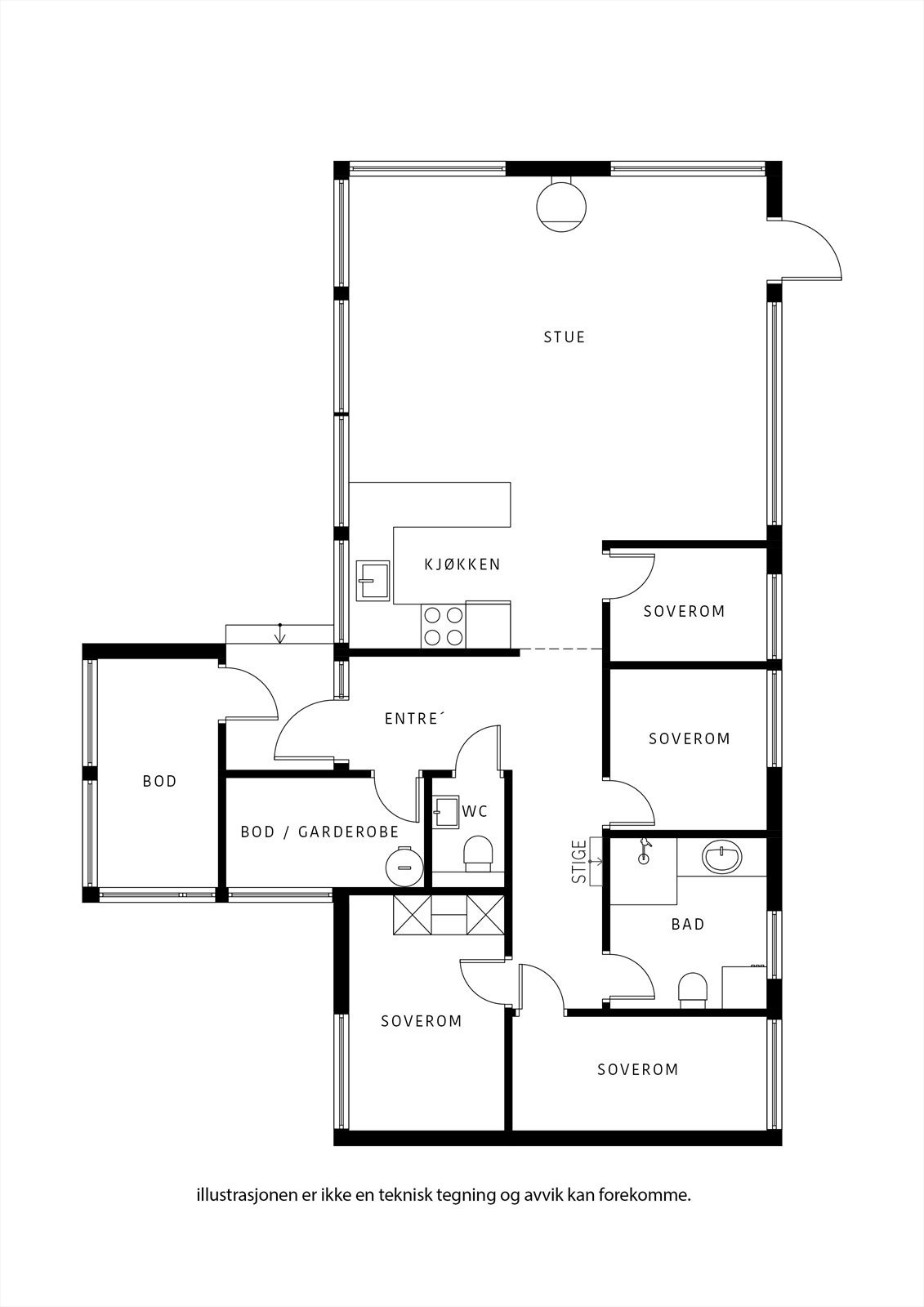 En romslig påkostet Ål-hytte. Svært praktisk planløsning med romslige oppholdsrom og flere soverom. Galleribilde
