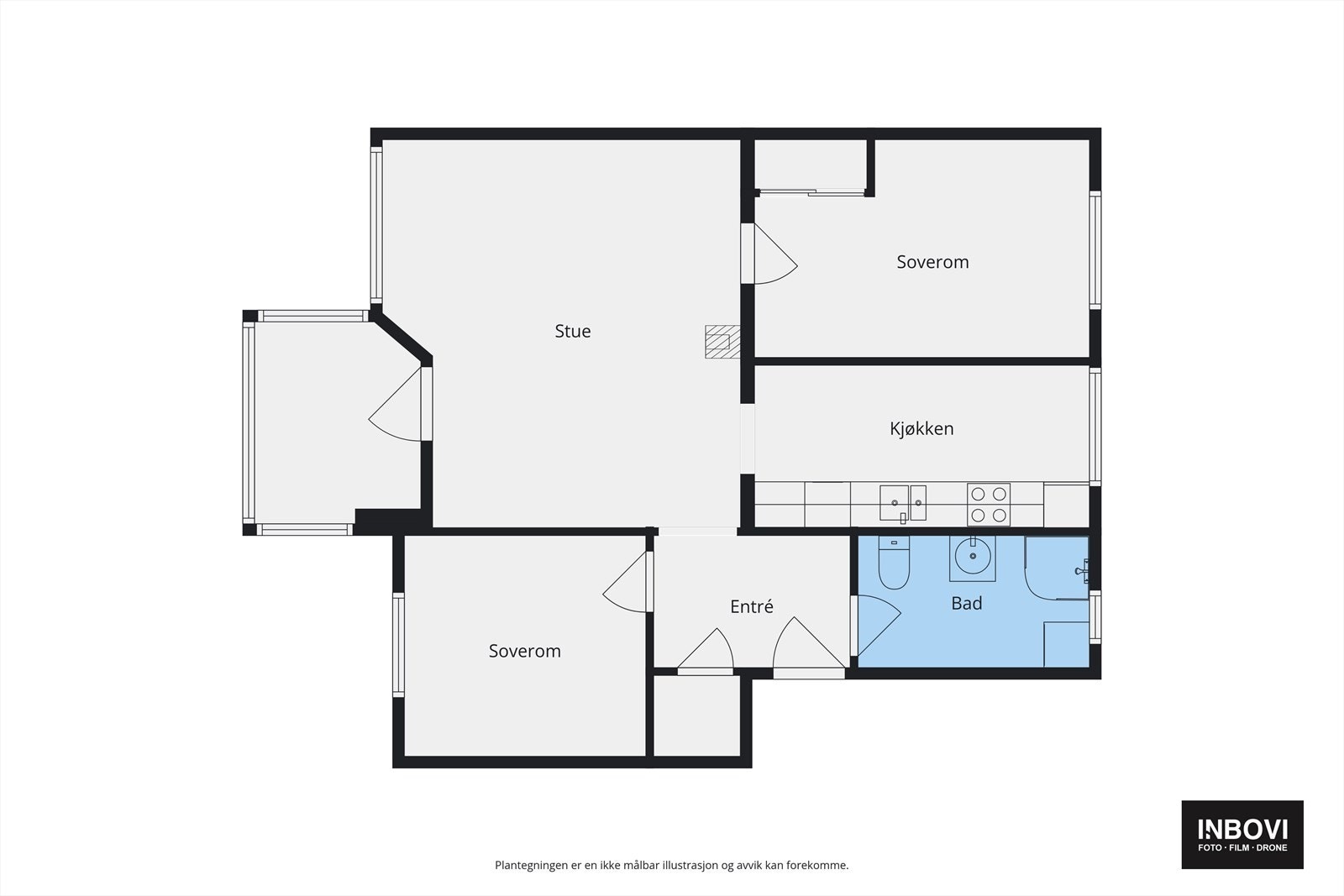 Plantegning Galleribilde