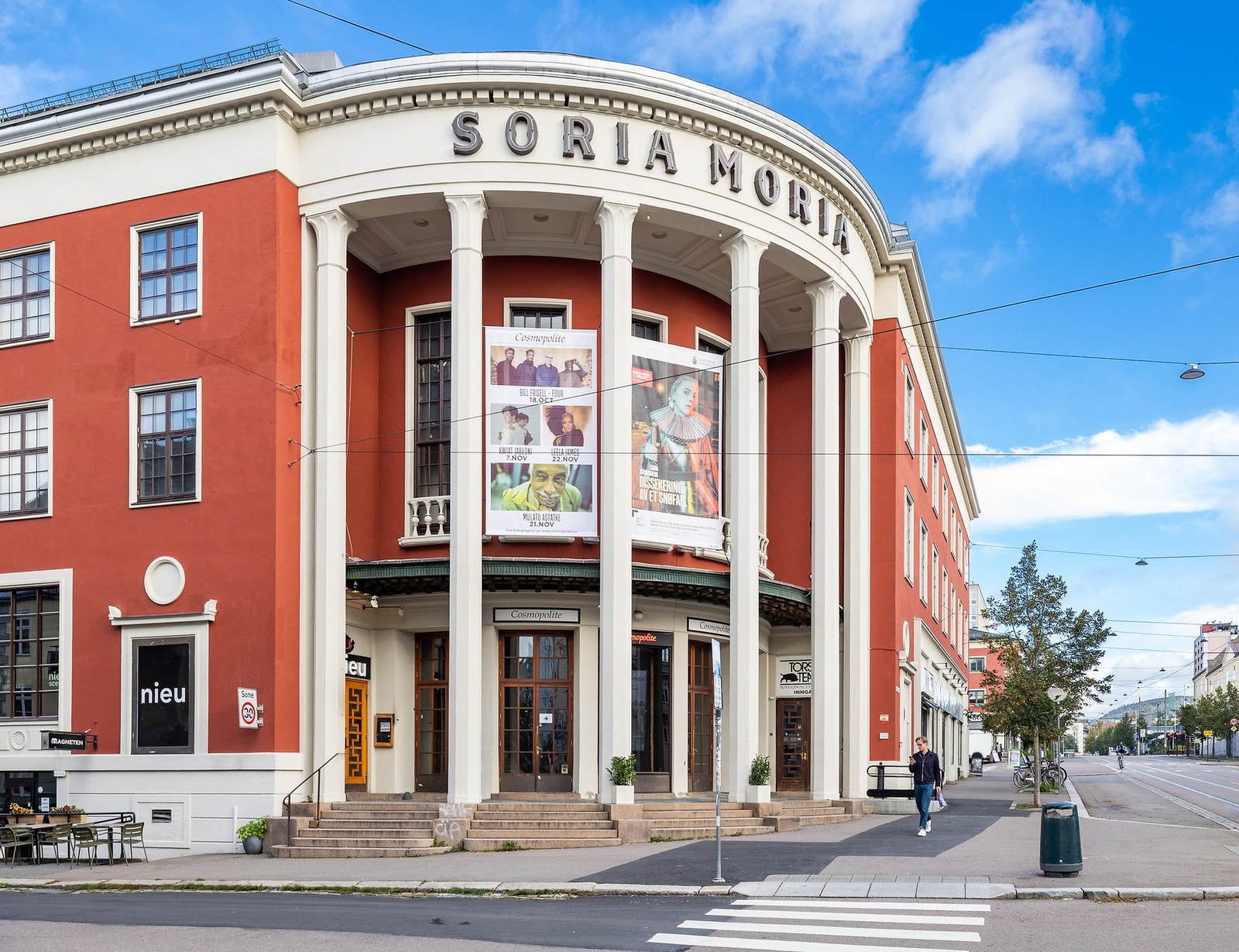 Mangfoldig og spennende kulturtilbud i området med blant annet Nieu-scene, Cosmopolite Scene og Torshovteateret i lokalene til Soria Moria. Galleribilde