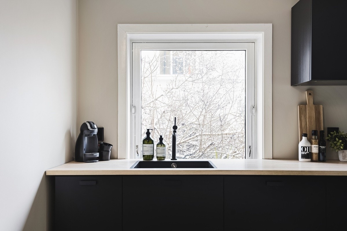 Nyoppusset kjøkken/stue Galleribilde