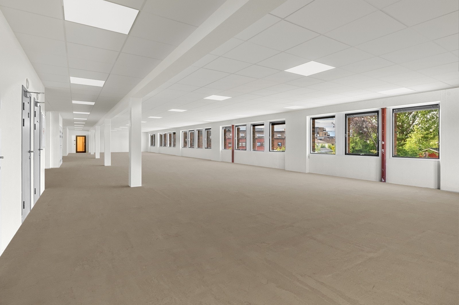 Lyse trivelige lokaler som kan tilpasses leietakers behov. Galleribilde