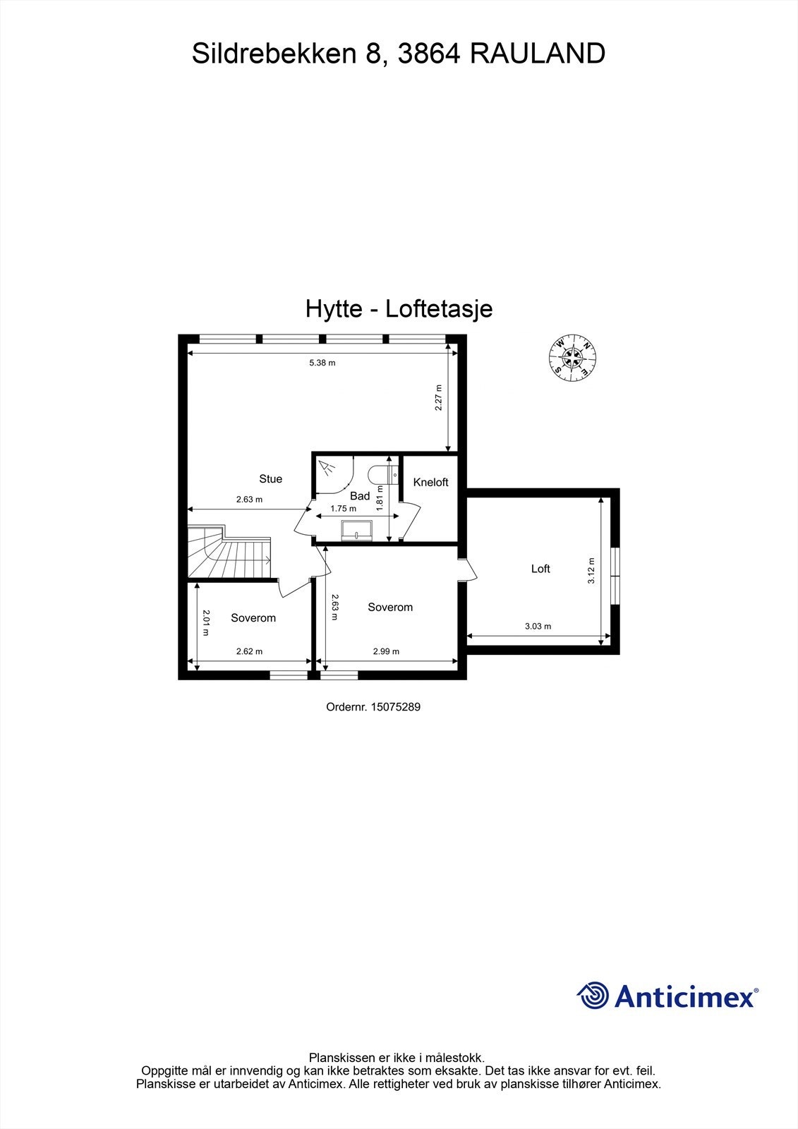 Plantegning 2. etg Galleribilde