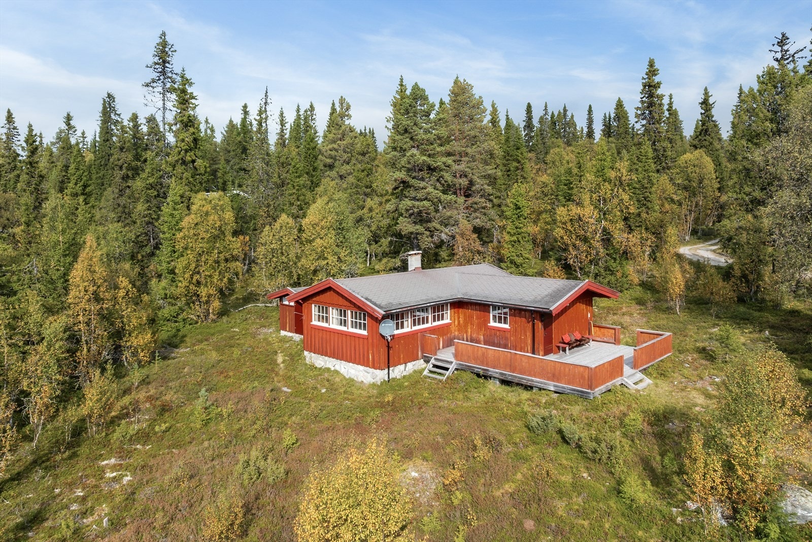 Gudbrandshaugen 130 ligger usjenert til på Ringebufjellet, ca 880 moh. Galleribilde