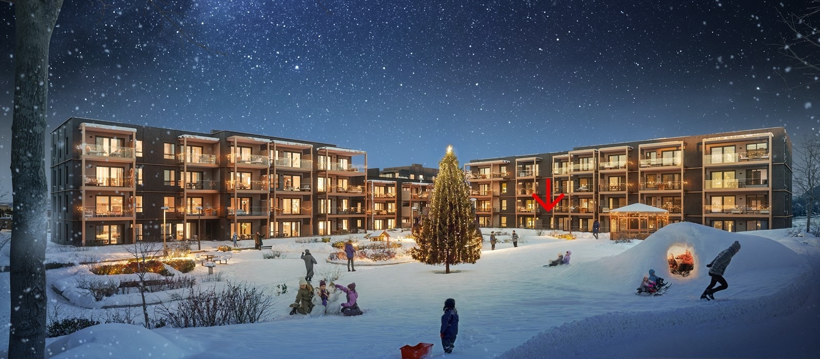 Velkomment til Solsletta Hageby og leilighet A-107!
Se link i annonsen for å delta på vår julekalender for mulighet til å vinne premie med verdi kr 75 000,-! Galleribilde