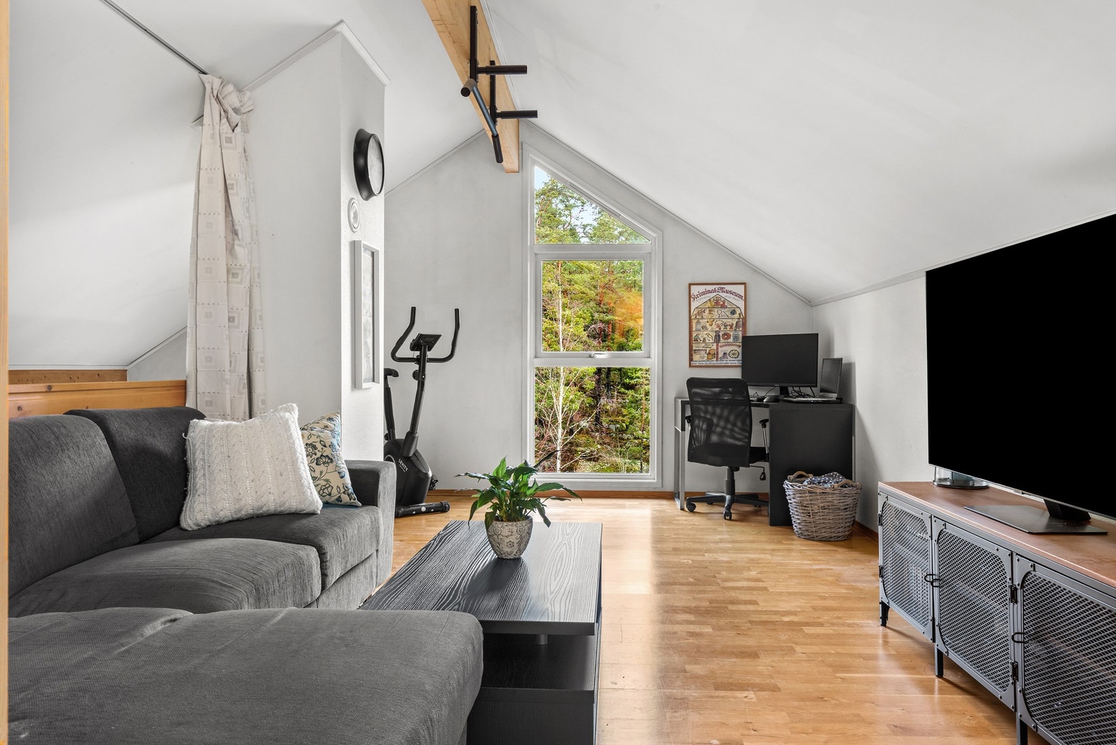 Hems innredet som tv-stue Galleribilde