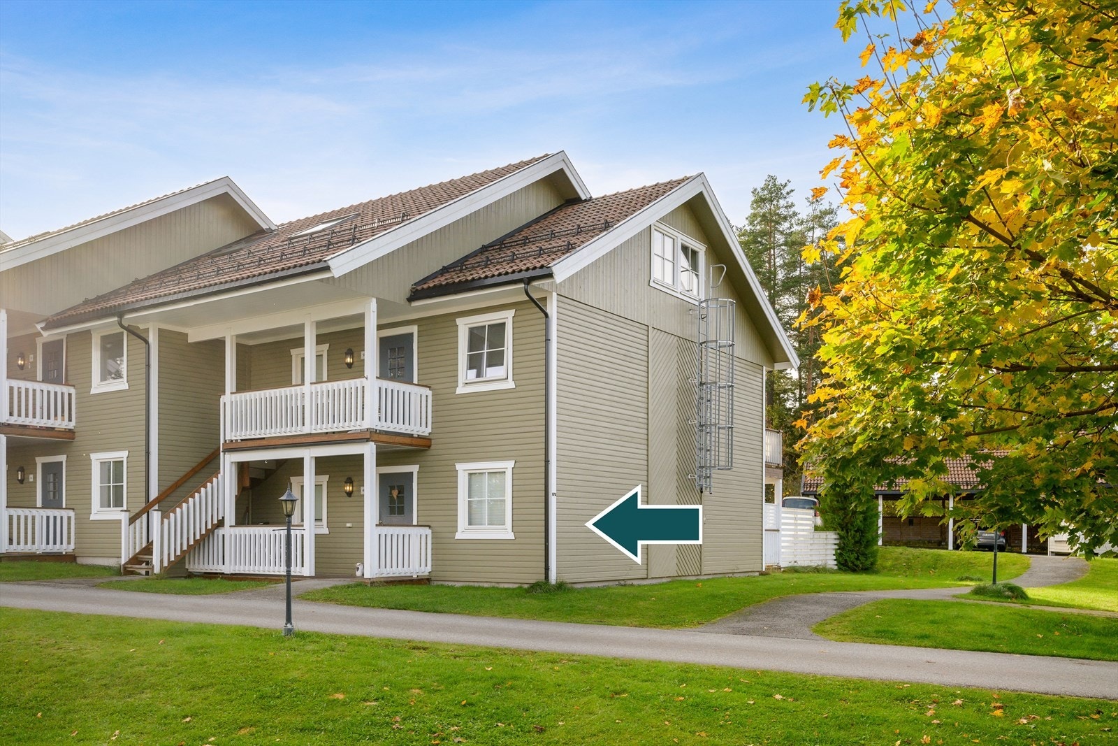 Leiligheten er en del av Rødsgrenda boligsameie og ble oppført i 2012. Galleribilde