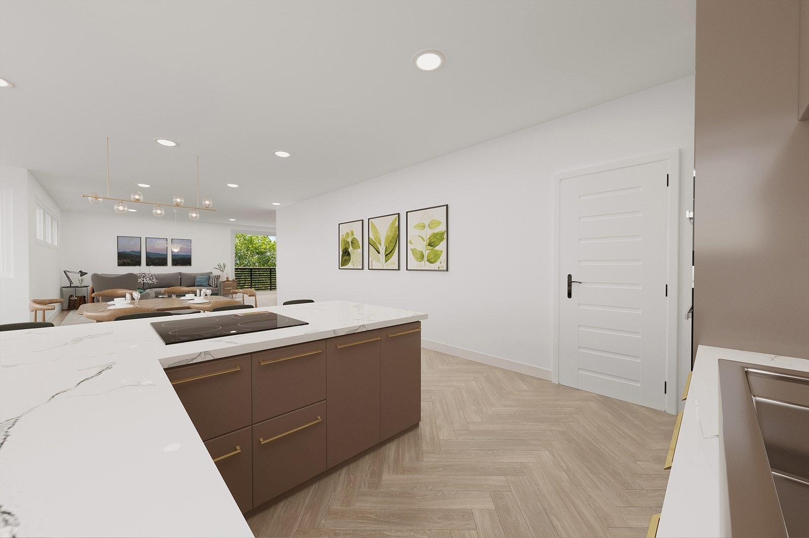 - Illustrasjonsfoto av kjøkken (digitalt fremstilt) - Galleribilde