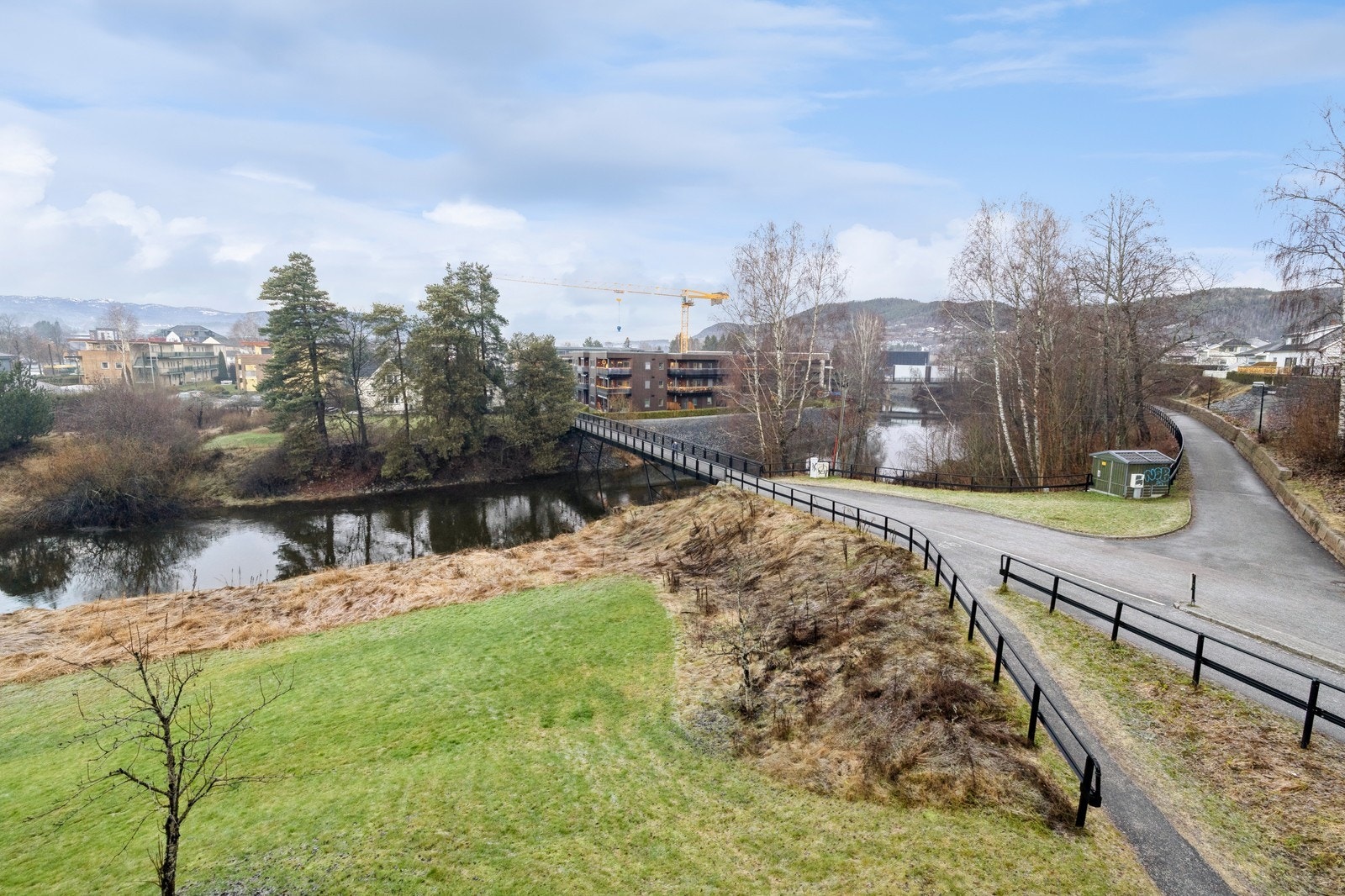 Utsikt fra balkong Galleribilde